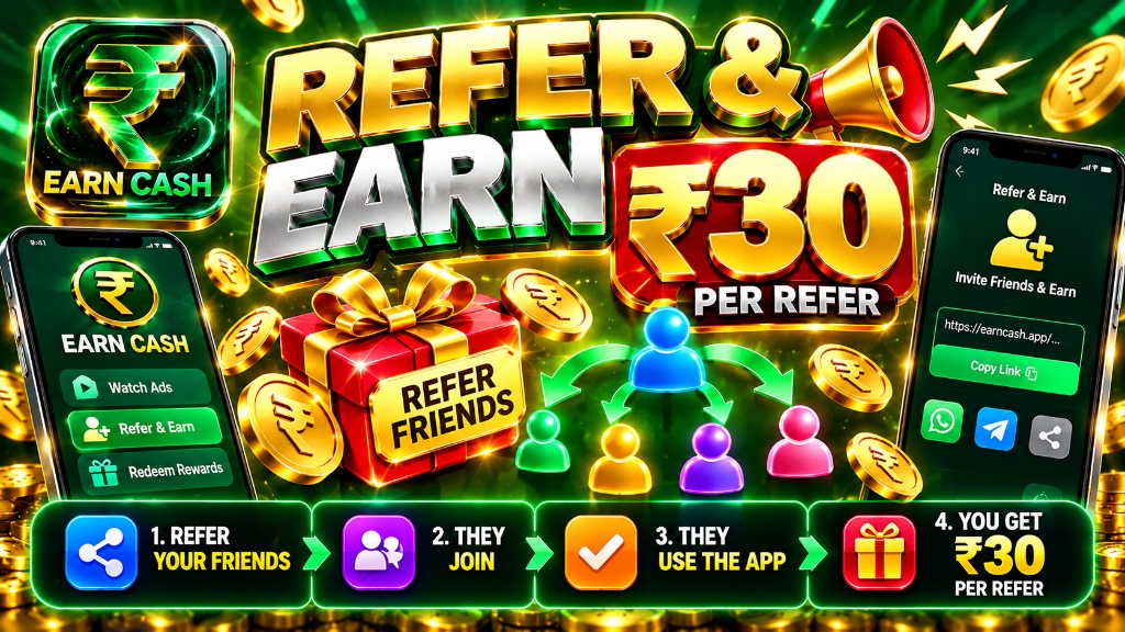 Earn Cash - Refer & Earn